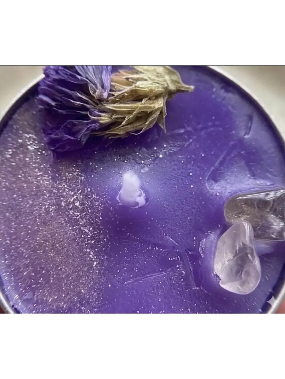 Amethyst Tealight Candles, Lavender Scent, Ritual Candles